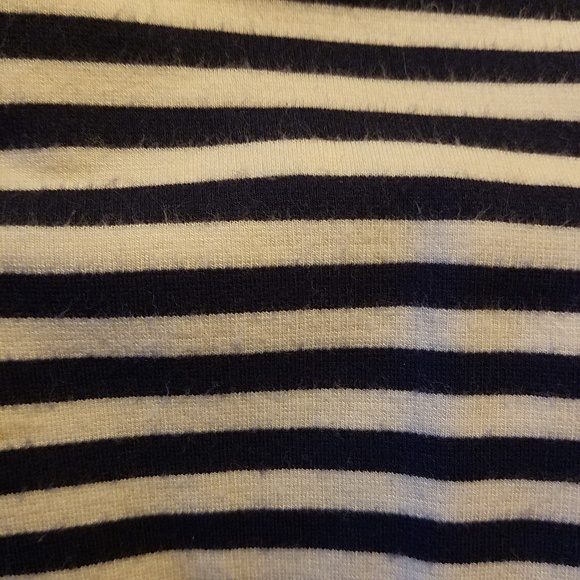 Madewell Striped 3/4 Sleeve Gondola Stretch Jersey Dress XS - Picture 6 of 8